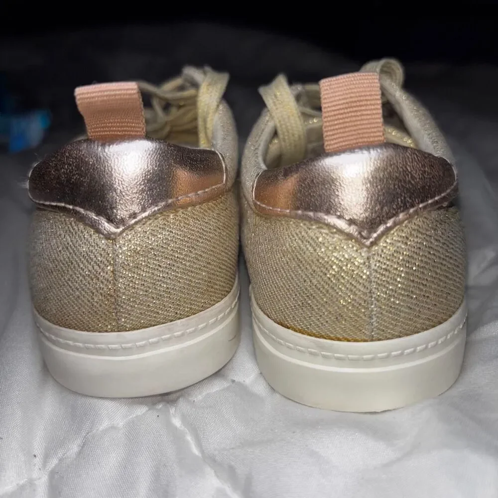 Gymboree Gold and Cream Trainers